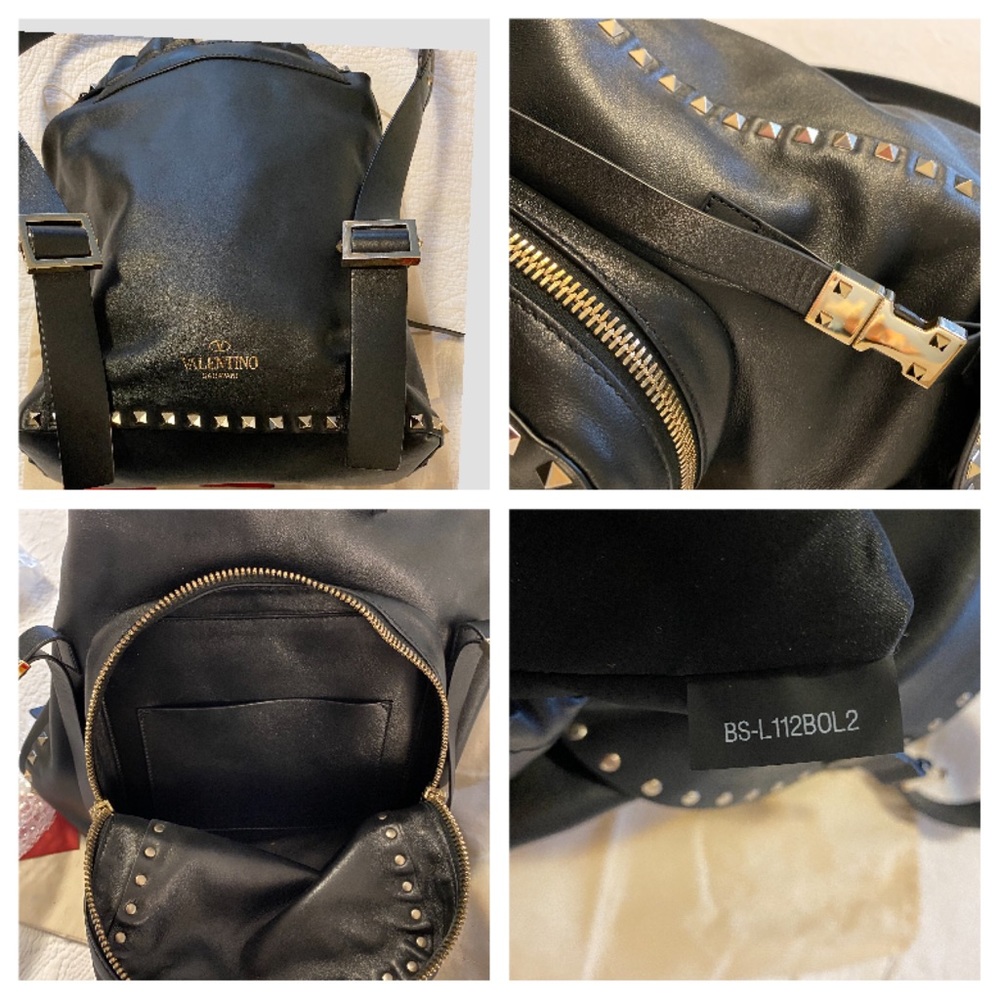 ❌SOLD❌Valentino Garavani Rockstud Black Leather - Picture 8 of 8